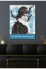 Saidi Nursi Risalei Nur Sözler Islami Dini Hat Kanvas Tablo