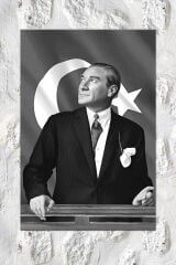 Atatürk Mustafa Kemal Tren Penceresinde Tablo Okullara İşyerlerine Uygun (8 Farklı Ölçü)