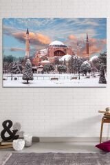 Ayasofya Ve Kış Muhteşem Kanvas Tablo