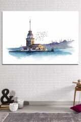 Kız Kulesi İstanbul Sanatsal Kanvas Tablo