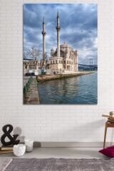 Ortaköy Camii Istanbul Şehir Manzara Kanvas Tablo