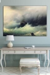 Ivan Aivazovsky Sailing Ship Kanvas Tablo