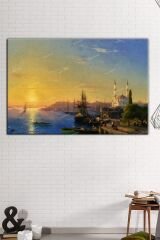 Ivan Aivazovsky Konstantinopolis Ve Boğaziçi Görünümü Kanvas Tablo