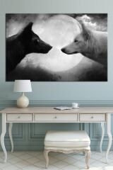 Kurt Kurtlar Kanvas Tablo