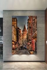 Galata Kulesi Şehir Manzara Kanvas Tablo