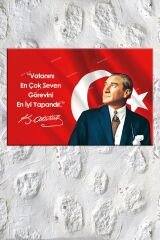 Atatürk Makam Panosu Tablosu Kanvas Tablo Resmi Kurumlar Okullar