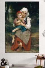 William Bouguereau Breton Brother And Sister Kardeşler Kanvas Tablo
