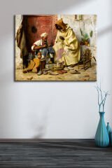 Jean Discart Ayakkabı Tamircisi Kanvas Tablo
