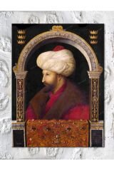 Fatih Sultan Mehmet Han Osmanlı Kanvas Tablo