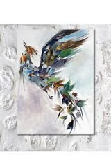 Kuşlar Hayvanlar Alemi Dekoratif Kanvas Tablo