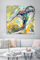 Kırlangıç Sanatsal Dekoratif Kanvas Tablo