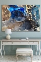 Soyut Sanatsal Dekoratif Kanvas Tablo Renklerin Dansı (8 Farklı Ölçü)