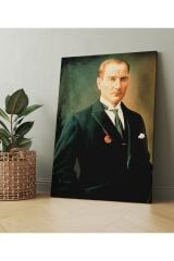 Mustafa Kemal Atatürk Portre Kanvas Tablo (8 Farklı Ölçü)