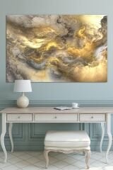 Soyut Sanatsal Kanvas Tablo Renk Ve Işık Dekoratif Tablo