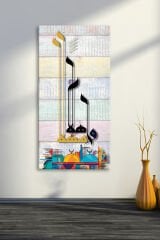 Ehlen ve Sehlen Hoşgeldiniz Dini İslami Hat Kanvas Tablo 2  (6 farklı ölçü)