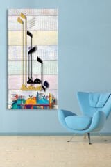 Ehlen ve Sehlen Hoşgeldiniz Dini İslami Hat Kanvas Tablo 2  (6 farklı ölçü)