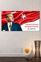 Atatürk Makam Panosu Tablosu Kanvas Tablo Resmi Kurumlar Okullar