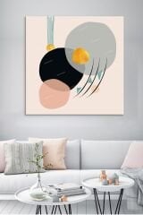 Soyut Sanatsal Dekoratif Kanvas Tablo