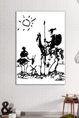Pablo Picasso Don Kişot Don Quixote Kanvas Tablo