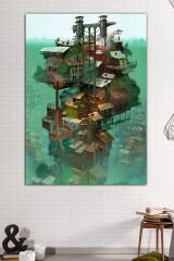 Mimarlara Özel Mimari Dekoratif Kanvas Tablo