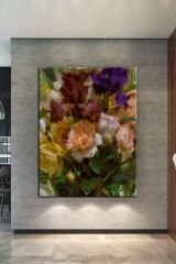 Güller Dekoratif Kanvas Tablo