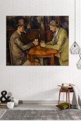 Paul Cezanne Kâğıt Oynayanlar Les Joueurs De Carte Kanvas Tablo Başyapıtlar