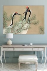 Kuşalar Zarif Kuşlar Dekoratif Kanvas Tablo