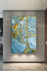 Renklerin Dansı Soyut Sanatsal Kanvas Tablo (8 Farklı Ölçü)