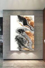 Renklerin Dansı Soyut Sanatsal Kanvas Tablo 8 Farklı Ölçü