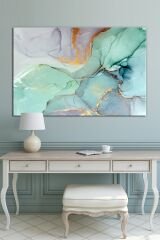 Renklerin Dansı Soyut Sanatsal Kanvas Tablo (8 Farklı Ölçü)