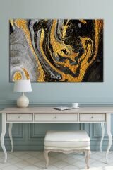 Renklerin Dansı Soyut Sanatsal Kanvas Tablo (8 Farklı Ölçü)