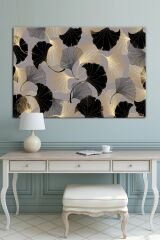 Yapraklar Dekoratif Sanatsal Kanvas Tablo (8 Farklı Ölçü)