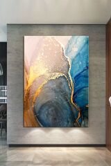 Renklerin Dansı Soyut Sanatsal Muhteşem Kanvas Tablo (8 Farklı Ölçü)