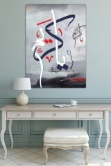 Ya Kerim Esması Yazılı İsim Yazdırabileceğiniz İslami Dini Hat Kanvas Tablo (8 Farklı Ölçü)