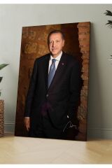Recep Tayyip Erdoğan Rte Kanvas Tablo
