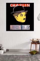 Charlie Chaplin Modern Times Modern Zamanlar Kanvas Tablo