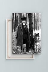 Atatürk Mustafa Kemal Kanvas Tablo Okullara Işyerlerine Uygun (8 Farklı Ölçü)
