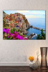 Deniz Şehir Manzara Doğa Kanvas Tablo