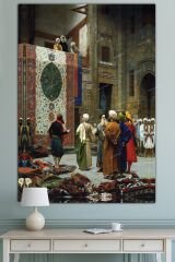 Jean Leon Gerome Halı Tüccarı Kanvas Tablo