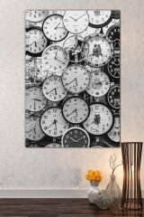 Saatlerin Hazinesi Saatler Kanvas Tablo