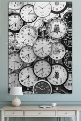 Saatlerin Hazinesi Saatler Kanvas Tablo