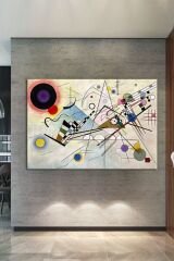 Wassily Kandinsky Composition Viii Canvas Wall Art Kanvas Tablo 8 Farklı Ölçü