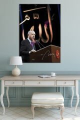 Recep Tayyip Erdoğan Reis Başkan Erdoğan Rte Kanvas Tablo (7 Farklı Ölçü)