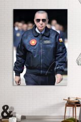 Recep Tayyip Erdoğan Reis Başkan Erdoğan Rte Kanvas Tablo (7 Farklı Ölçü)