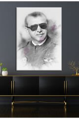 Recep Tayyip Erdoğan Reis Başkan Erdoğan Rte Kanvas Tablo (7 Farklı Ölçü)