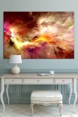 Renklerin Dansı Soyut Sanatsal Kanvas Tablo