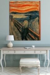 Edvard Munch The Scream Çığlık Başyapıtlar Kanvas Tablo